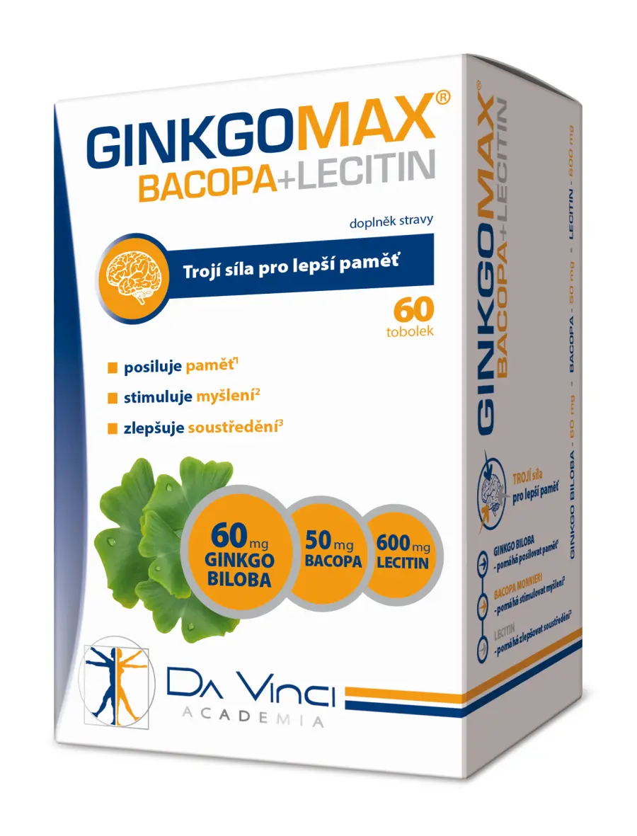 5956_GINKGOMAX BACOPA + LECITIN DA VINCI ACADEMIA TOB.60 RGB_PDK 4531340